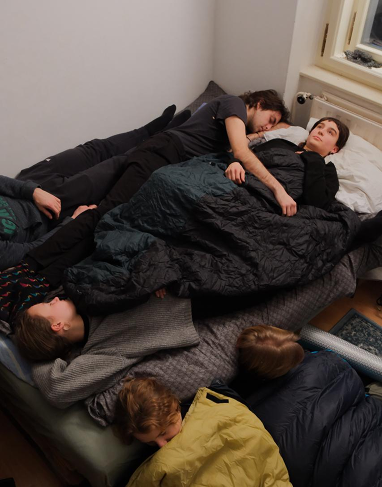 Students in shared accommodation